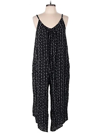 Pre-owned Hem & Thread Jumpsuit In Black