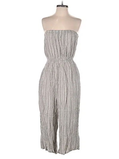 Pre-owned Hem & Thread Jumpsuit In Gray