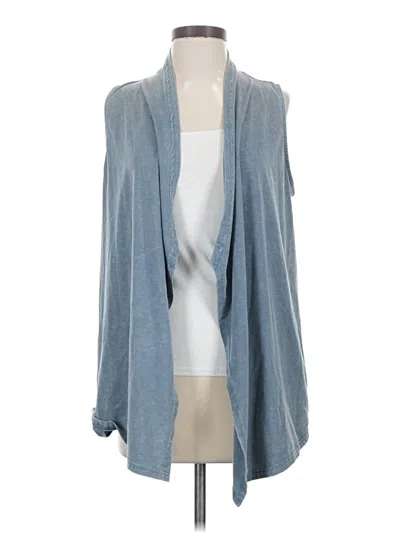 Pre-owned Hem & Thread Kimono In Blue