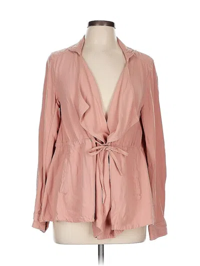 Pre-owned Hem & Thread Long Sleeve Blouse In Pink