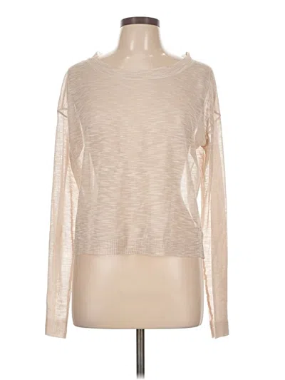 Hem & Thread Long Sleeve Top Ivory Turtleneck Tops In Neutral