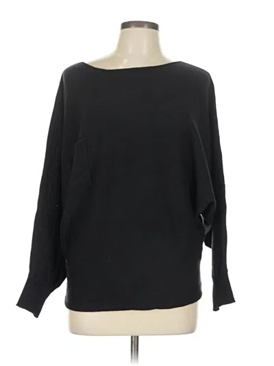 Pre-owned Hem & Thread Pullover Sweater In Black