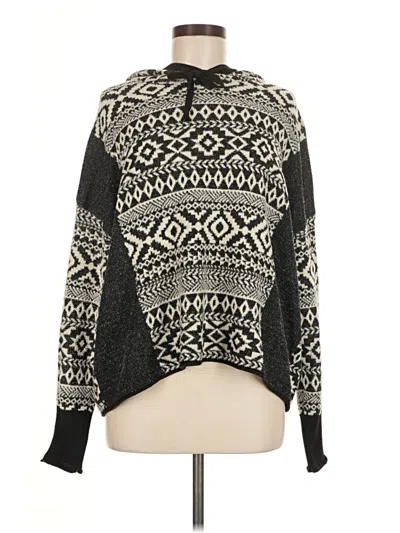 Pre-owned Hem & Thread Pullover Sweater In Black