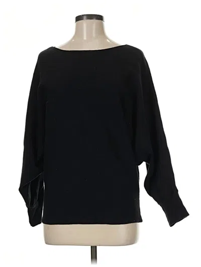 Pre-owned Hem & Thread Pullover Sweater In Black