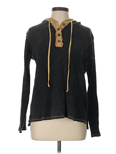 Pre-owned Hem & Thread Pullover Sweater In Black
