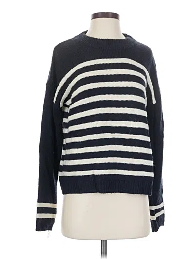 Pre-owned Hem & Thread Pullover Sweater In Blue