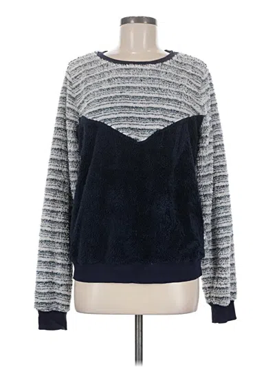 Pre-owned Hem & Thread Pullover Sweater In Blue
