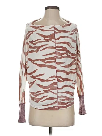 Pre-owned Hem & Thread Pullover Sweater In Brown