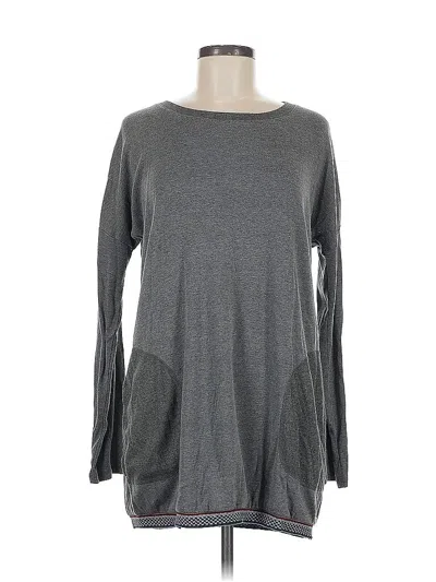 Pre-owned Hem & Thread Pullover Sweater In Gray