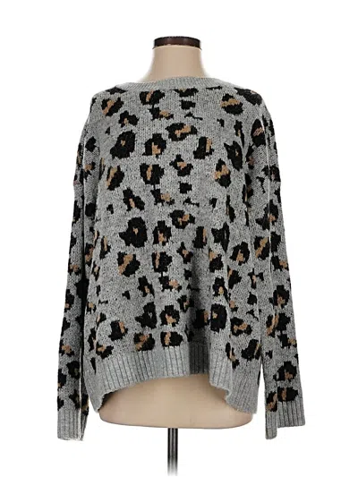 Pre-owned Hem & Thread Pullover Sweater In Gray