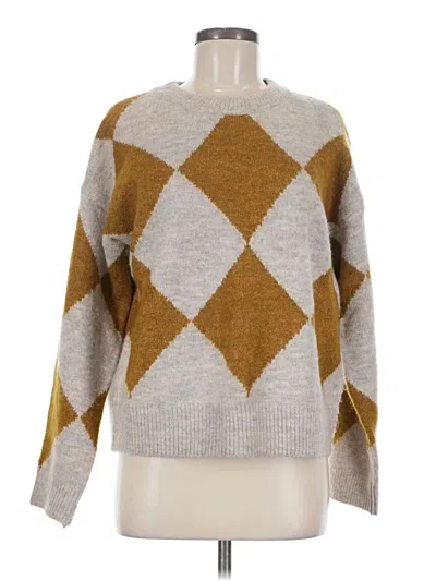 Pre-owned Hem & Thread Pullover Sweater In Gray