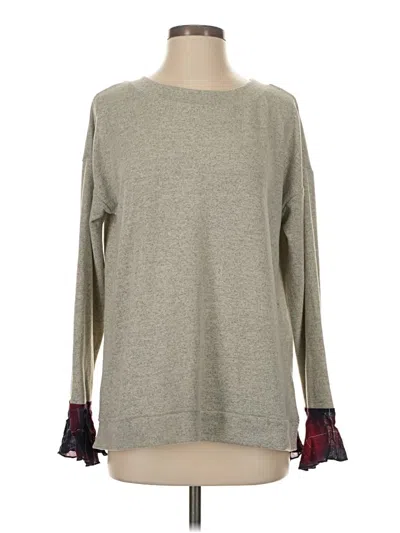 Pre-owned Hem & Thread Pullover Sweater In Gray
