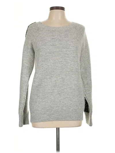 Pre-owned Hem & Thread Pullover Sweater In Gray