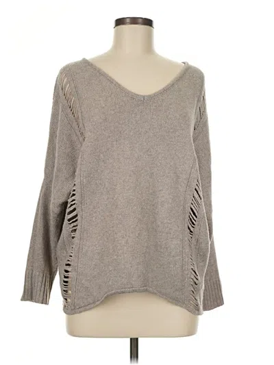 Pre-owned Hem & Thread Pullover Sweater In Gray