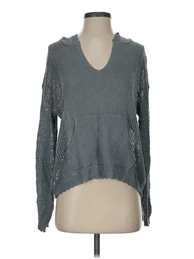 Pre-owned Hem & Thread Pullover Sweater In Gray
