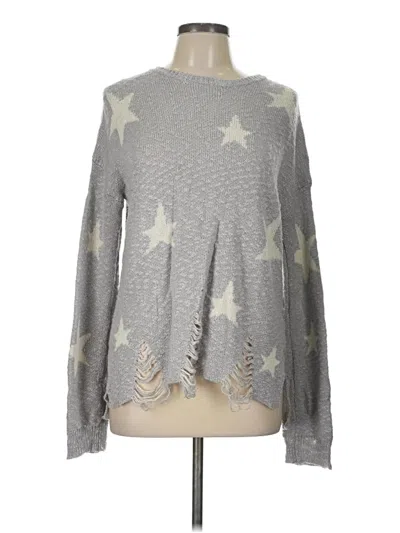 Pre-owned Hem & Thread Pullover Sweater In Gray