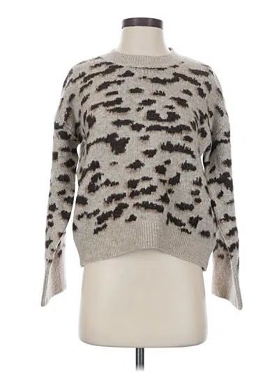 Pre-owned Hem & Thread Pullover Sweater In Gray