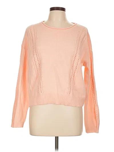 Pre-owned Hem & Thread Pullover Sweater In Orange