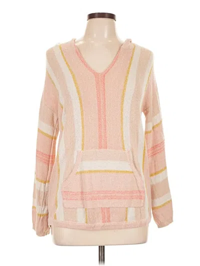 Pre-owned Hem & Thread Pullover Sweater In Pink