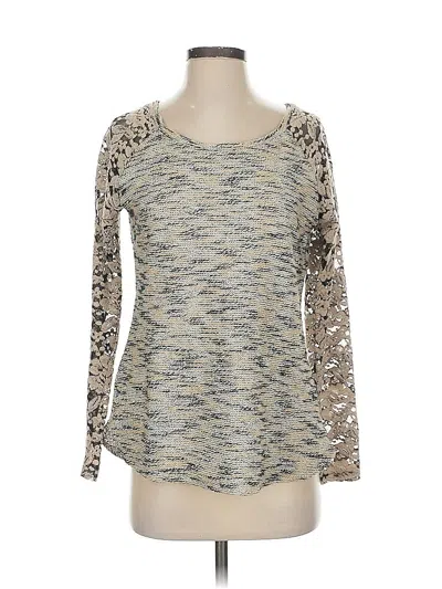 Pre-owned Hem & Thread Pullover Sweater In Silver