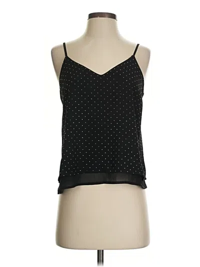 Pre-owned Hem & Thread Sleeveless Blouse In Black