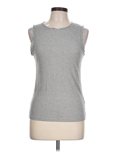 Pre-owned Hem & Thread Sleeveless T-shirt In Gray