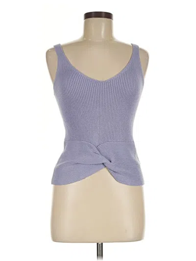Pre-owned Hem & Thread Sweater Vest In Purple