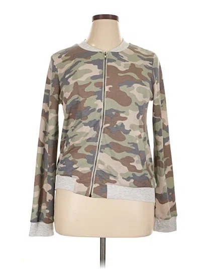 Hem & Thread Sweatshirt In Brown