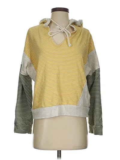 Pre-owned Hem & Thread Sweatshirt In Yellow