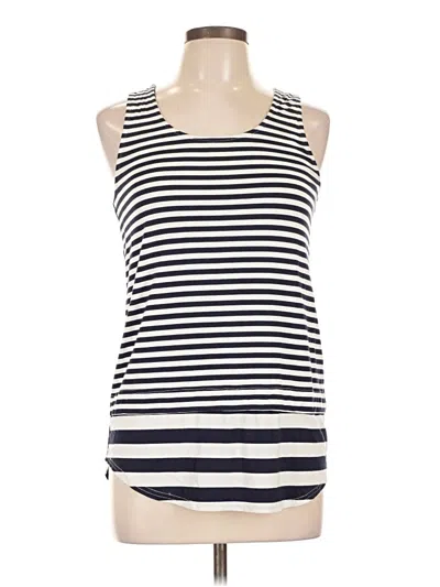 Pre-owned Hem & Thread Tank Top Ivory Halter Neckline Tops