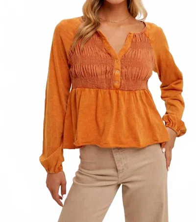 Hem & Thread Totally Over You Top In Orange