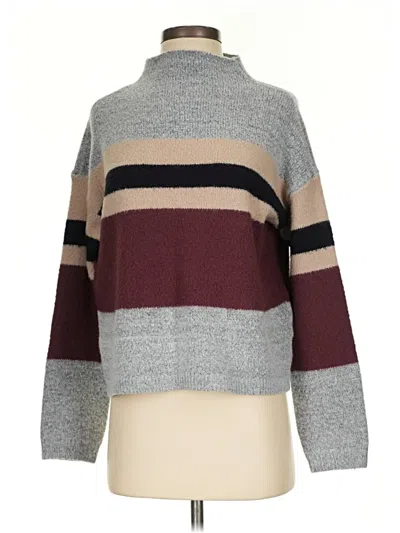 Pre-owned Hem & Thread Turtleneck Sweater In Gray