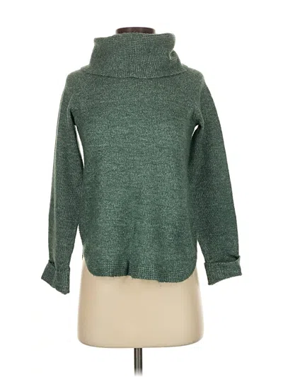 Pre-owned Hem & Thread Turtleneck Sweater In Green