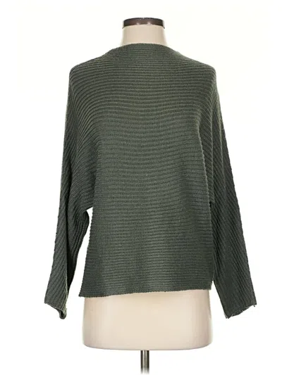 Pre-owned Hem & Thread Turtleneck Sweater In Green