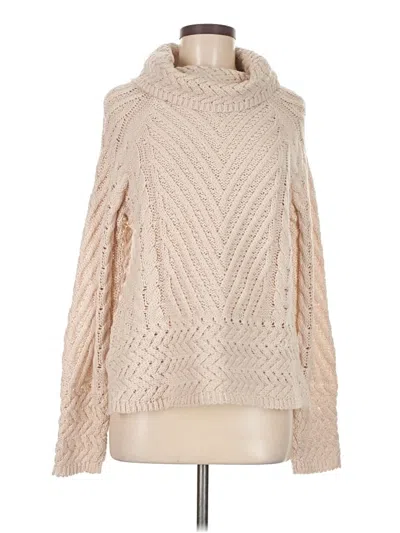 Pre-owned Hem & Thread Turtleneck Sweater In Tan