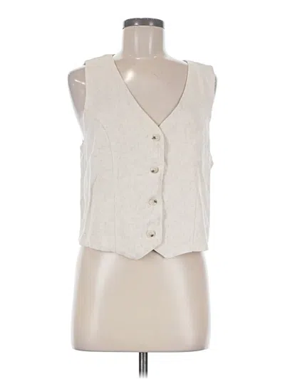 Pre-owned Hem & Thread Vest In Ivory