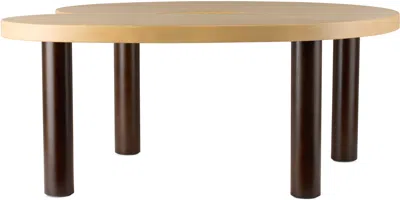 Hem Brown Round Worm Coffee Table