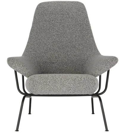 Hem Gray Hai Lounge Chair In Pebble