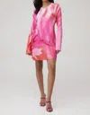 Hemant & Nandita Abira Mini Dress In Pink
