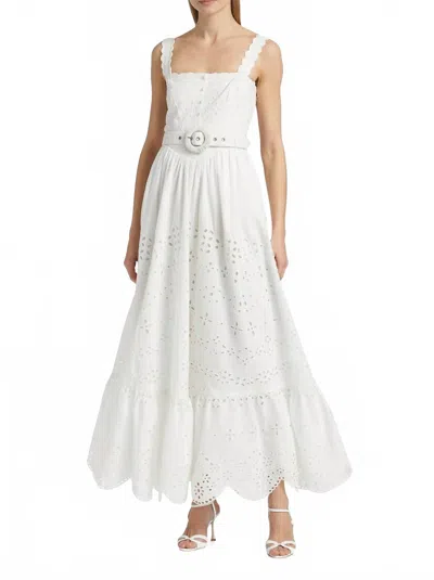 Hemant & Nandita Adya Long Dress In White