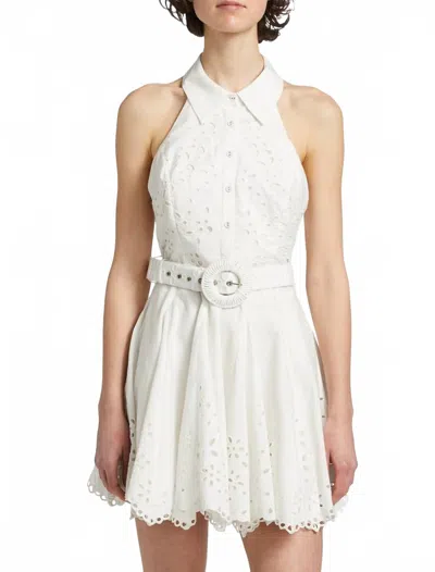 Hemant & Nandita Adya Short Mini Dress In White