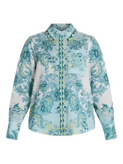 Hemant & Nandita Amari Shirt In Blue