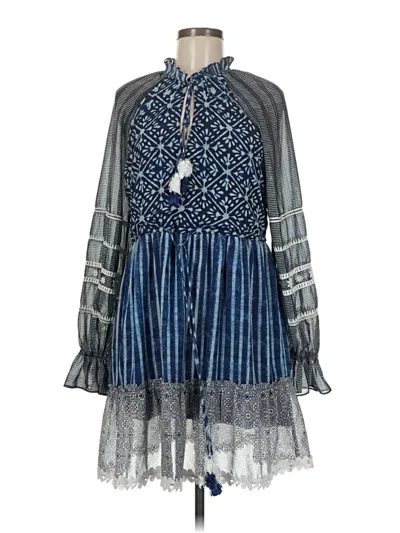 Pre-owned Hemant & Nandita Casual Dress In Blue