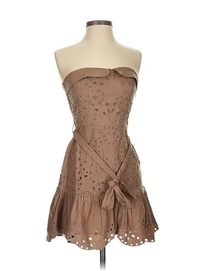 Pre-owned Hemant & Nandita Cocktail Dress In Brown