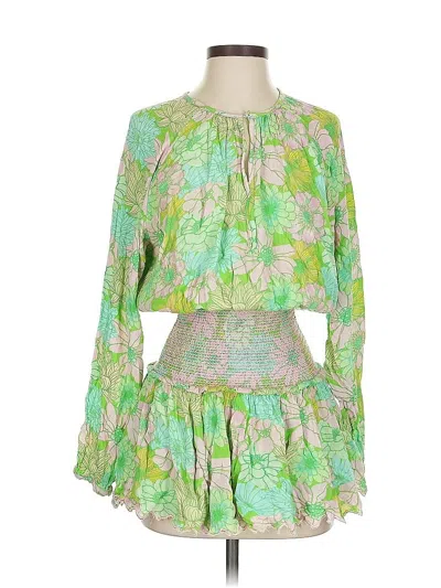 Pre-owned Hemant & Nandita Cocktail Dress In Green