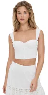 Hemant & Nandita Corset Top Off White