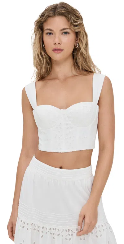 Hemant & Nandita Corset Top Off White