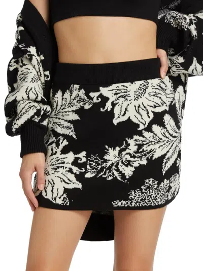 Hemant & Nandita Dea Mini Skirt In Black