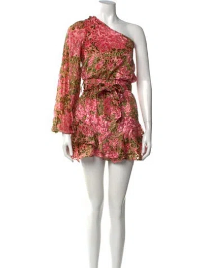 Pre-owned Hemant & Nandita Floral Print Mini Dress