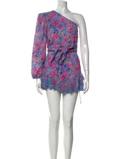Pre-owned Hemant & Nandita Floral Print Mini Dress In Multi